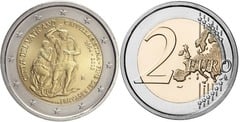 2 euro (25 Aniversario de la Restauración de la Capilla Sixtina) from Vaticano