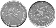 50 lire from Vaticano