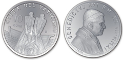 10 euro (60th Anniversary of Benedict XVI's Ordination to the Priesthood) from Vaticano