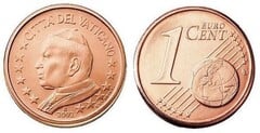 1 euro cent (John Paul II) from Vaticano