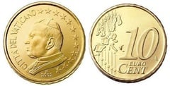 10 euro cent (John Paul II) from Vaticano