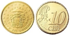 10 euro cent (Headquarters Vacant) from Vaticano