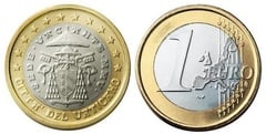 1 euro (Sede Vacante) from Vaticano