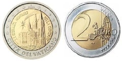 2 euro (XX Día Mundial de la Juventud) from Vaticano