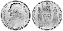 10 lire from Vaticano