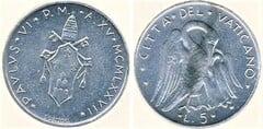 5 liras (Paul VI) from Vatican