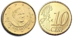 10 euro cent (Benedict XVI) from Vatican
