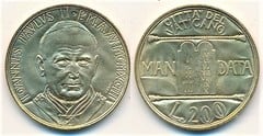 200 lire from Vaticano