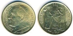 20 liras (Juan Pablo II) from Vaticano