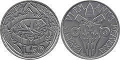 50 lire (Año Santo-Jubileo 1975) from Vaticano