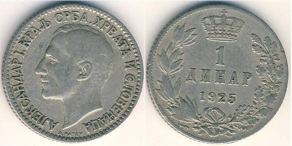 Photo of 1 dinar (Alexander I)