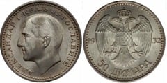 50 dinara (Alexander I) from Yugoslavia