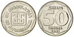 50 dinara from Yugoslavia