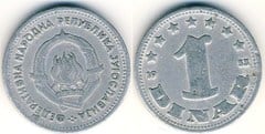 1 dinar from Yugoslavia