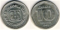 10 dinara from Yugoslavia