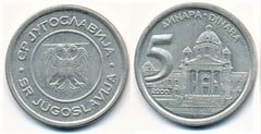 5 dinara from Yugoslavia