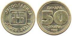 50 dinara from Yugoslavia