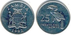 25 ngwee from Zambia