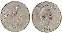 20 ngwee from Zambia