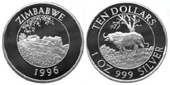 10 dollars (Motopo Mountains) from Zimbabwe
