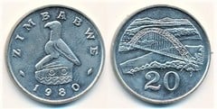 20 cents from Zimbabwe
