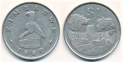 1 dollar from Zimbabwe
